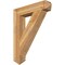 Ekena Millwork Traditional Arts & Crafts Rough Sawn Bracket, Western Red Cedar, 6"W x 32"D x 40"H BKT06X32X40TRA03RWR - alternate 1